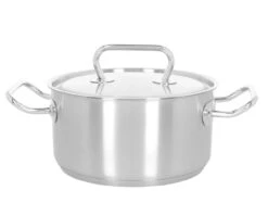 Demeyere - 4 Delige Pannenset (Kookpan ø 18 / 20 / 24 Cm + Steelpan ø 18 Cm) + Deksels Classic 3 - RVS -Le Creuset Winkel classic 40850 870 0 01