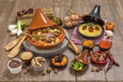 Cookinglife Tajine Regas - Aardewerk - Zwart - ø 32 Cm / 3 Liter -Le Creuset Winkel cookinglife tajines resized bw 2