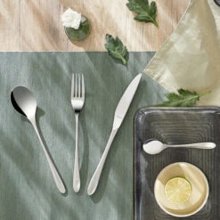 Amefa Koffielepels Cuba 6 Stuks -Le Creuset Winkel cuba bestekset 84 delig zilver ambiance 112000mdf2l45 3