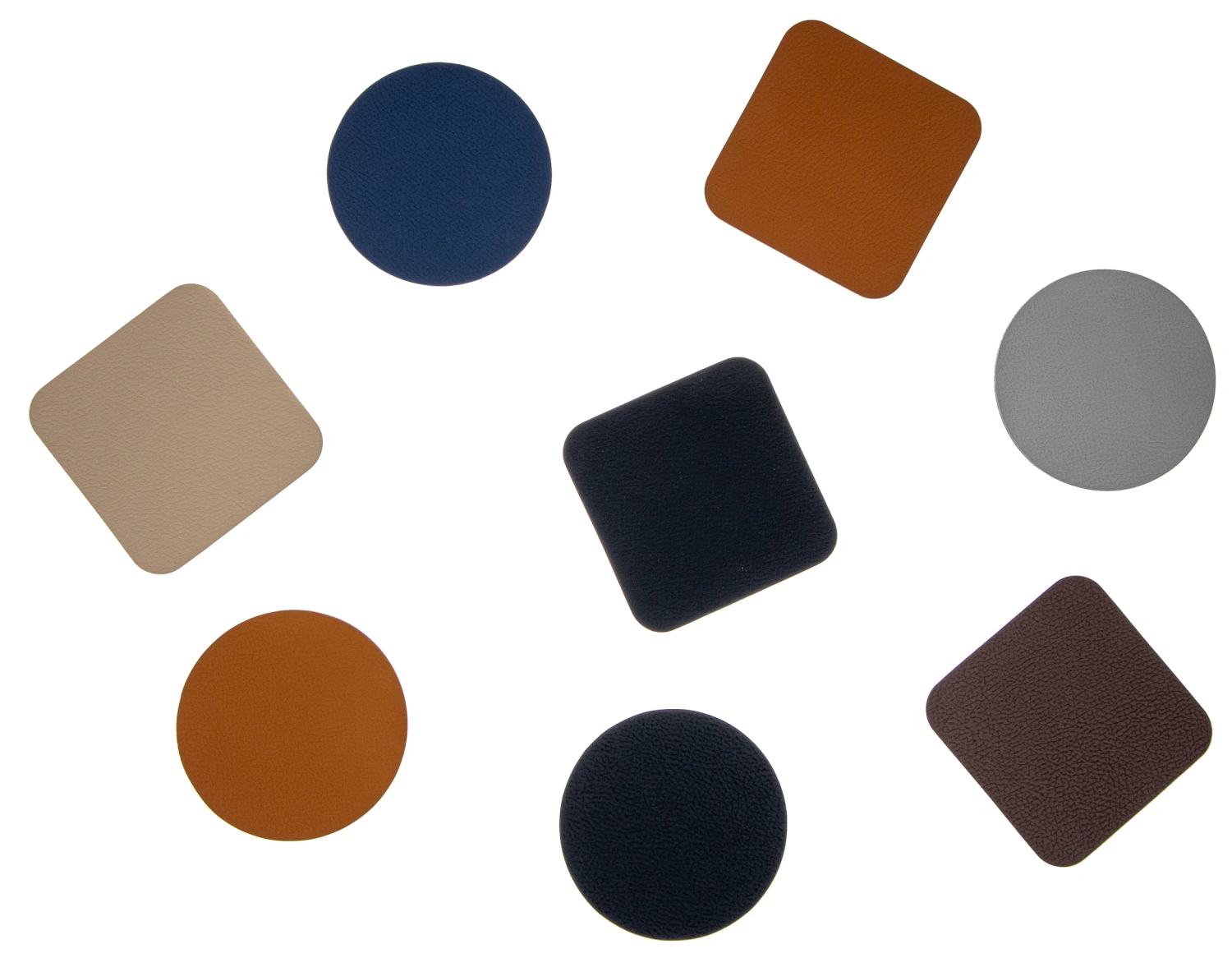 Jay Hill Onderzetters - Vegan Leer - Zwart - 10 X 10 Cm - 6 Stuks 3 Jay Hill Onderzetters - Vegan Leer - Zwart - 10 X 10 Cm - 6 Stuks - Afbeelding 3