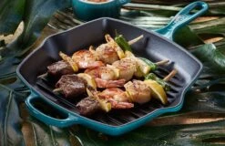 Le Creuset Grillpan Signature - Deap Teal - 26 X 26 Cm - Geëmailleerde Anti-aanbaklaag -Le Creuset Winkel grillpfanne deepteal livest