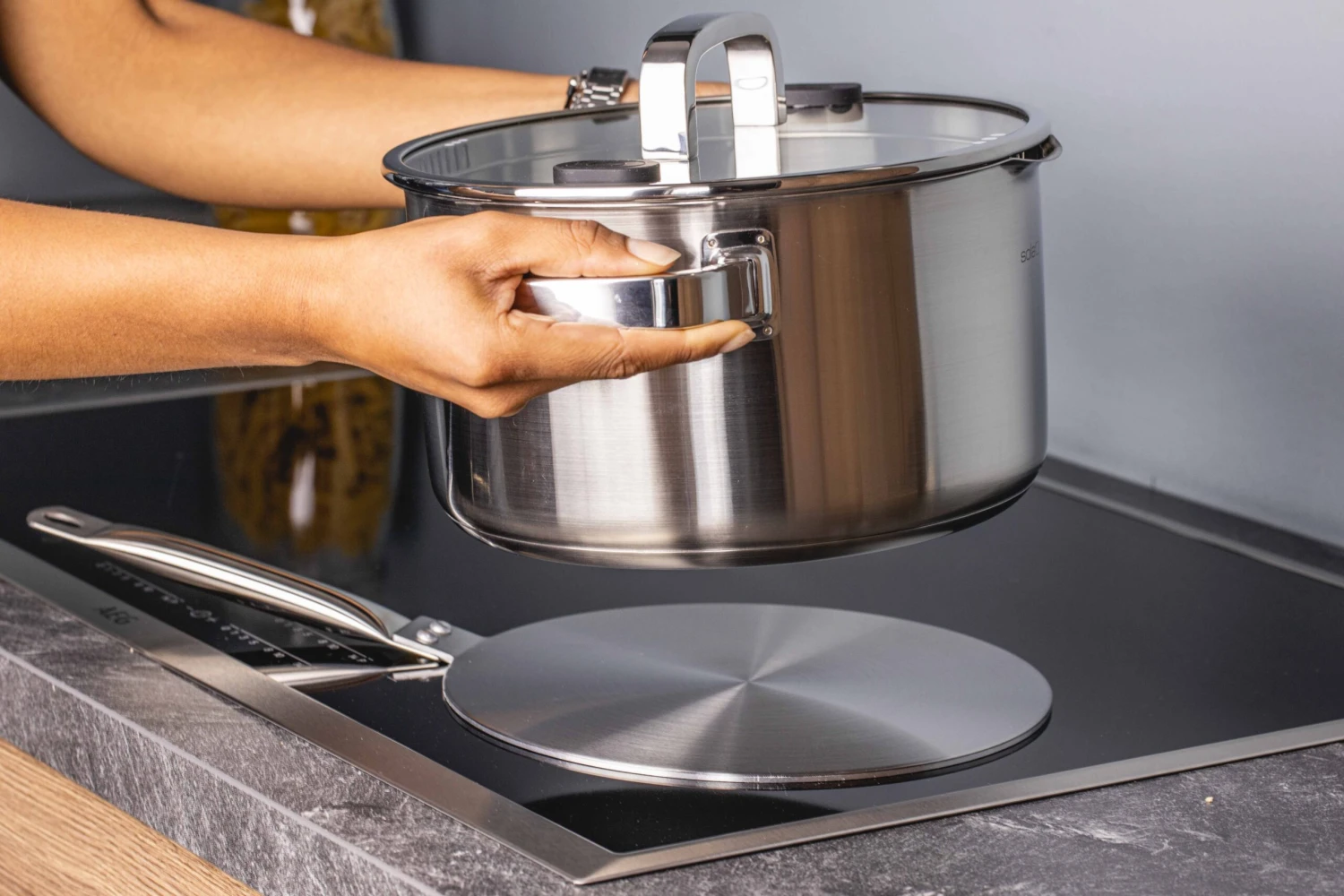 Sareva Inductie Adapter / Adapterplaat - RVS - ø 26 Cm 2 Sareva Inductie Adapter / Adapterplaat - RVS - ø 26 Cm - Afbeelding 2