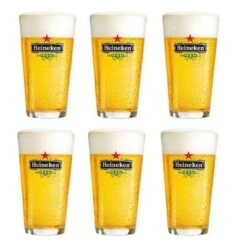 Heineken Bierglazen Vaasje - 250 Ml - 6 Stuks