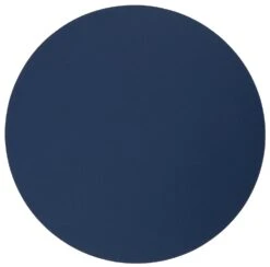 Jay Hill Placemats - Vegan Leer - Grijs / Blauw - Dubbelzijdig - ø 38 Cm - 6 Stuks -Le Creuset Winkel jay hill placemat blauw rond 1