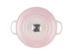 Le Creuset Braadpan Signature - Marmite - Shell Pink - ø 24 Cm / 3.1 Liter 7 Le Creuset Braadpan Signature - Marmite - Shell Pink - ø 24 Cm / 3.1 Liter -Le Creuset Winkel le creuset braadpan marmite shell pink 24cm 1