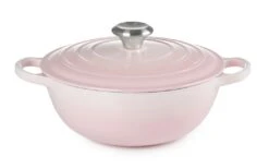 Le Creuset Braadpan Signature - Marmite - Shell Pink - ø 24 Cm / 3.1 Liter