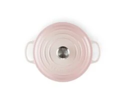 Le Creuset Braadpan Signature - Shell Pink - ø 24 Cm / 4.2 Liter -Le Creuset Winkel le creuset sginature braadpan shell pink 24cm 1