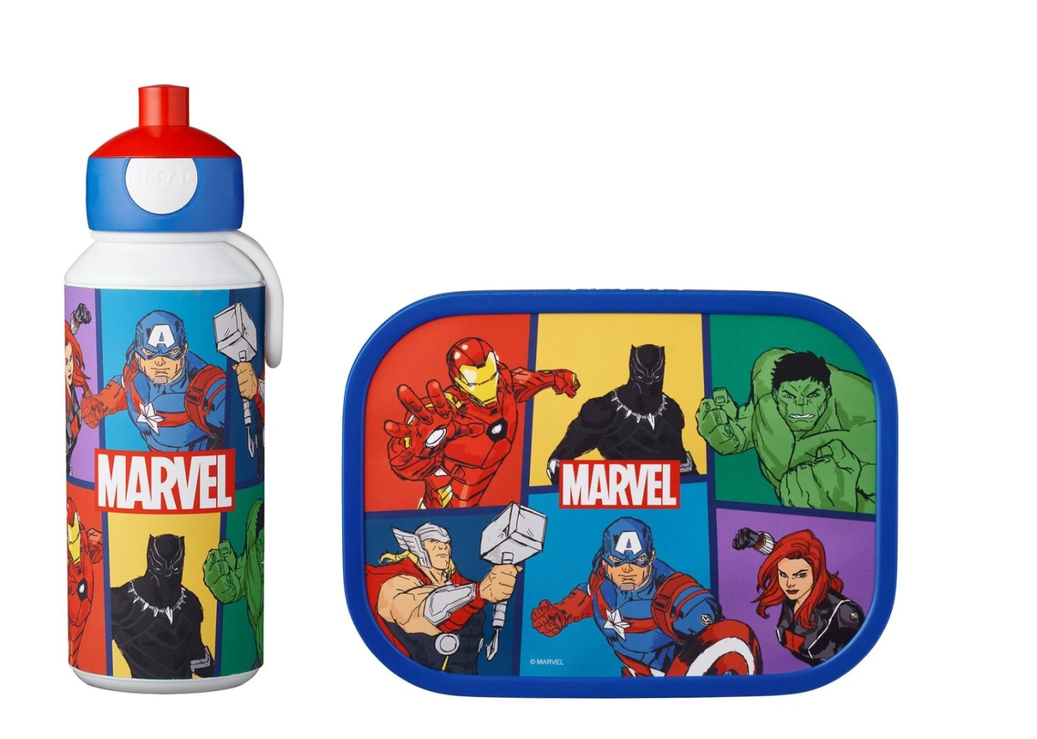 Mepal Lunchset (Schoolbeker & Lunchbox) Campus Pop-Up Avengers 1 Mepal Lunchset (Schoolbeker & Lunchbox) Campus Pop-Up Avengers