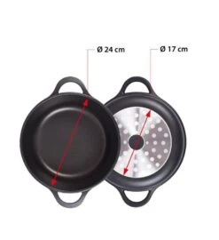 Valira Braadpan Met Deksel Aire - ø 24 Cm / 4 Liter -Le Creuset Winkel non stick tall casserole induction 7