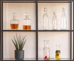 Sareva Beugelfles / Weckfles - Rond - 1 Liter -Le Creuset Winkel opbergglas stellingkast 2 3