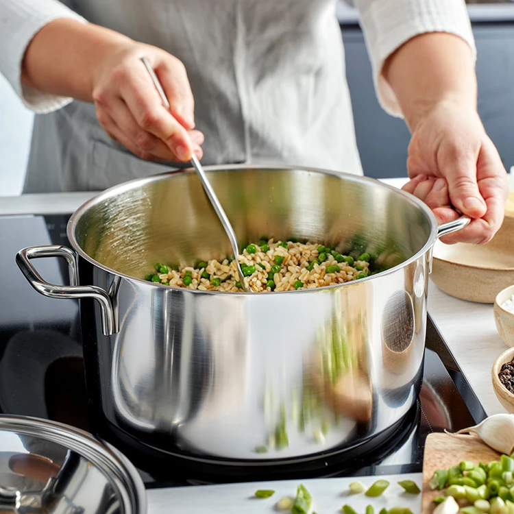 Demeyere 3 Delige Pannenset (Kookpan ø 18 / 20 Cm En Sauspan ø 20 Cm) + Deksels Apollo 7 - RVS 2 Demeyere 3 Delige Pannenset (Kookpan ø 18 / 20 Cm En Sauspan ø 20 Cm) + Deksels Apollo 7 - RVS - Afbeelding 2