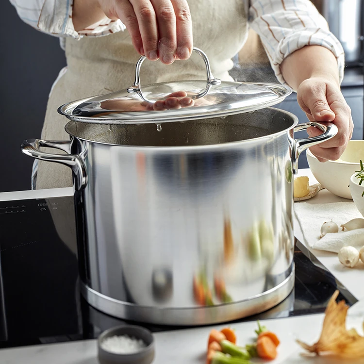 Demeyere Soeppan Atlantis 7 - ø 20 Cm / 5 Liter + Deksel 2 Demeyere Soeppan Atlantis 7 - ø 20 Cm / 5 Liter + Deksel - Afbeelding 2