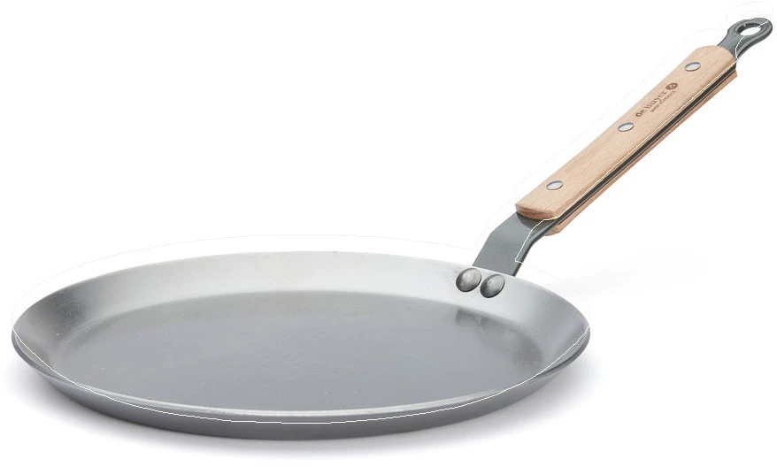 De Buyer Pannenkoekenpan Mineral B Hout - ø 24 Cm - Zonder Antiaanbaklaag 1 De Buyer Pannenkoekenpan Mineral B Hout - ø 24 Cm - Zonder Antiaanbaklaag