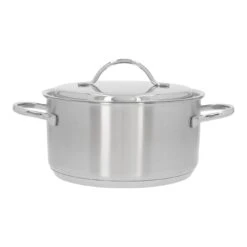 Demeyere - 4 Delige Pannenset (Kookpan ø 18 / 20 / 24 Cm + Steelpan ø 16 Cm) + Deksels Resto 3 - RVS -Le Creuset Winkel resto 40850 264 0 01