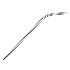 Sareva Herbruikbare Rietjes - Met Borstel - RVS - Gebogen - 4 Stuks -Le Creuset Winkel sareva rietjes met borstel gebogen rvs sfeer3 1