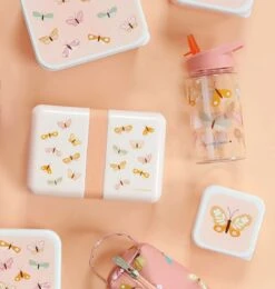 A Little Lovely Company Lunchbox - Vlinders -Le Creuset Winkel sbbupi47 lr 3 lunch box butterflies