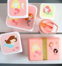 A Little Lovely Company Lunchbox - Zeemeermin -Le Creuset Winkel sbmepi31 lr 7 lunch box mermaids