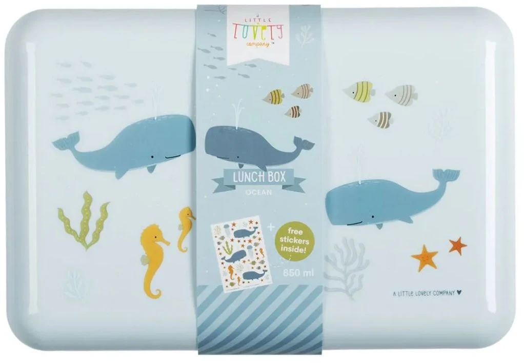 A Little Lovely Company Lunchbox - Oceaan 5 A Little Lovely Company Lunchbox - Oceaan - Afbeelding 5