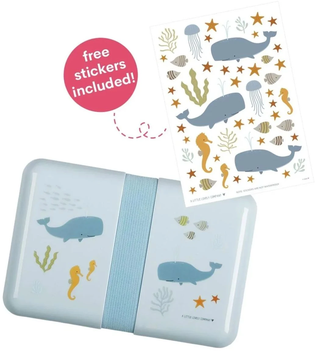 A Little Lovely Company Lunchbox - Oceaan 4 A Little Lovely Company Lunchbox - Oceaan - Afbeelding 4