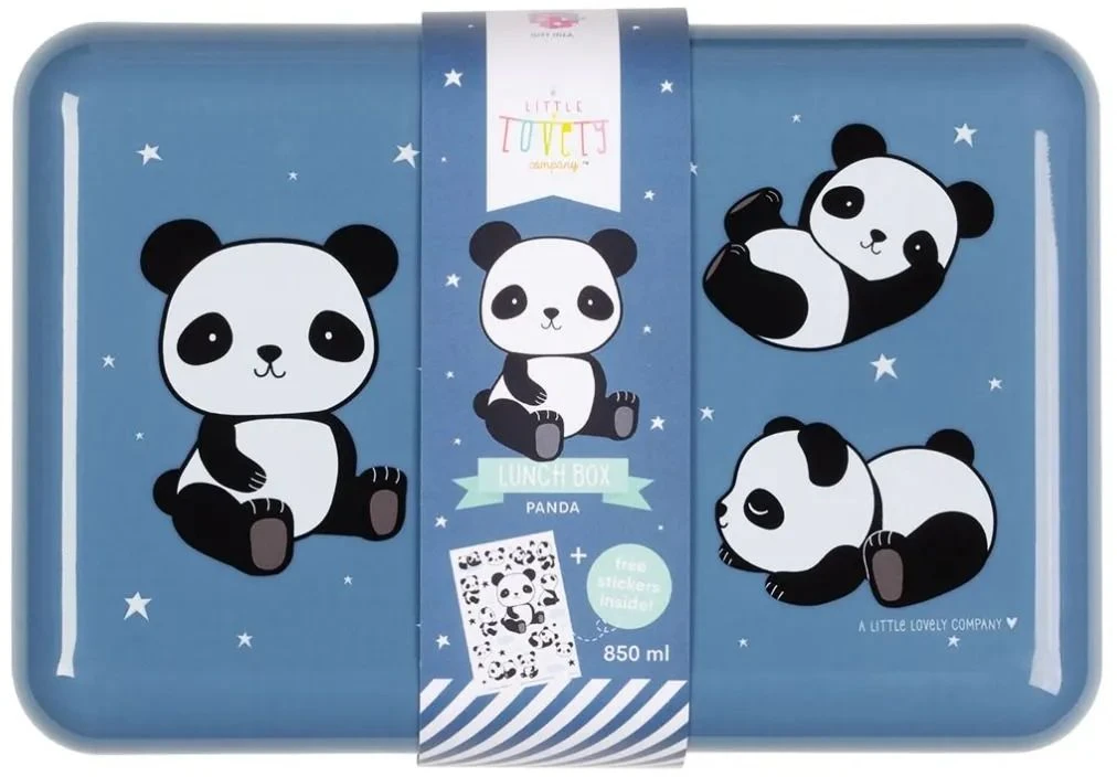 A Little Lovely Company Lunchbox - Panda 5 A Little Lovely Company Lunchbox - Panda - Afbeelding 5