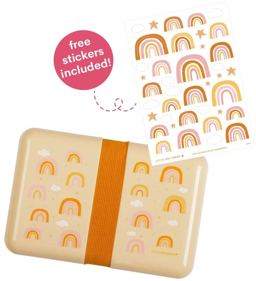 A Little Lovely Company Lunchbox - Regenbogen 6 A Little Lovely Company Lunchbox - Regenbogen - Afbeelding 6