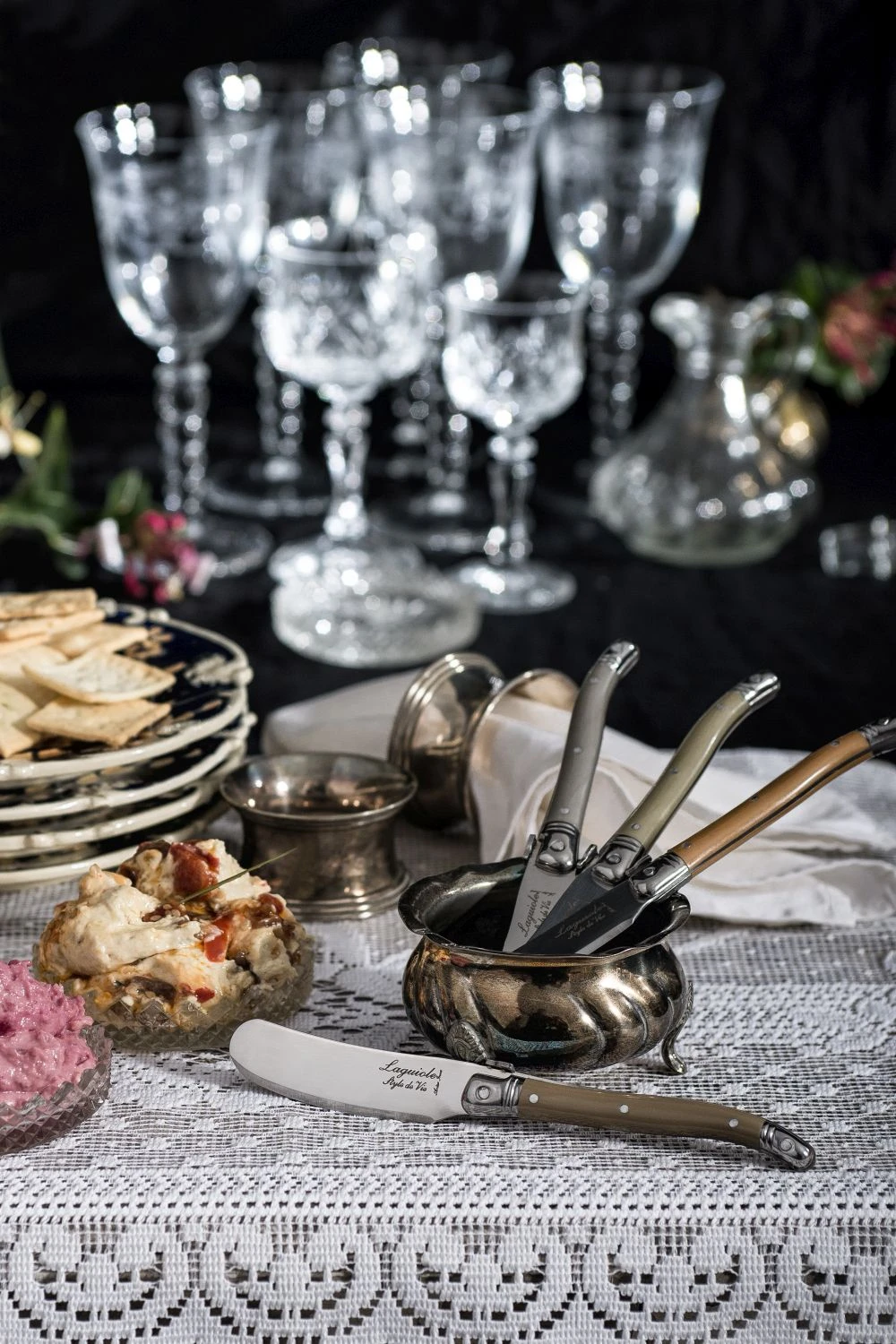 Laguiole Style De Vie Botermessen Treasure 4 Stuks 2 Laguiole Style De Vie Botermessen Treasure 4 Stuks - Afbeelding 2