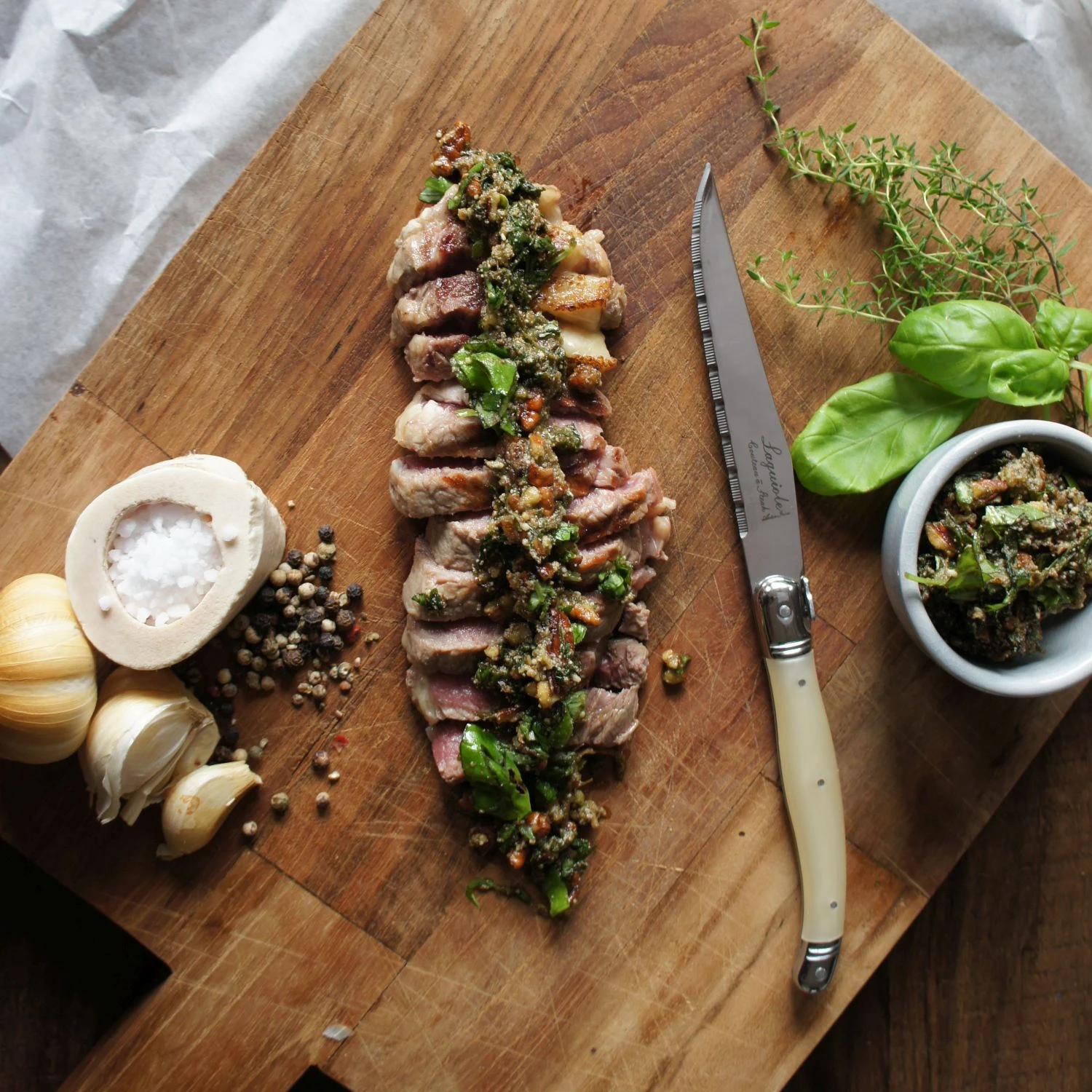 Laguiole Style De Vie Steakmessen Premium Line Parelmoer 6 Stuks 3 Laguiole Style De Vie Steakmessen Premium Line Parelmoer 6 Stuks - Afbeelding 3