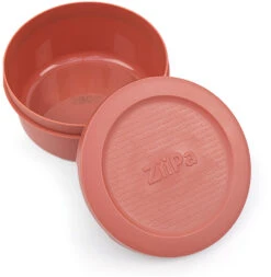 ZiiPa Pizzadeeg Doos - ø 16 Cm / 250 Gram - Terracotta - 6 Stuks -Le Creuset Winkel spetina 6 pizza dough boxes terracotta 2
