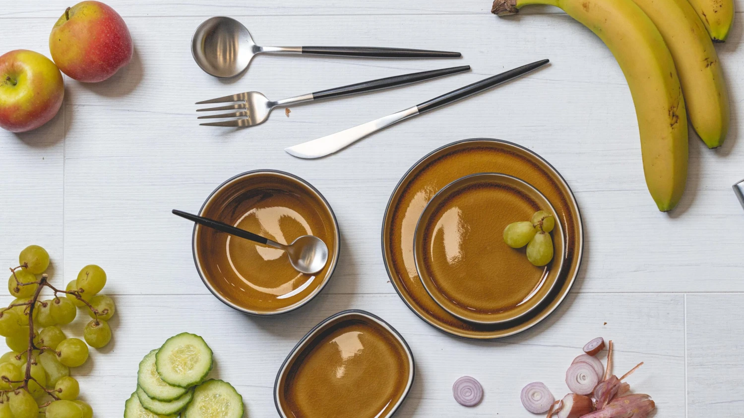 Jay Hill Bestekset - RVS / Zwart - 4-delig 5 Jay Hill Bestekset - RVS / Zwart - 4-delig - Afbeelding 5