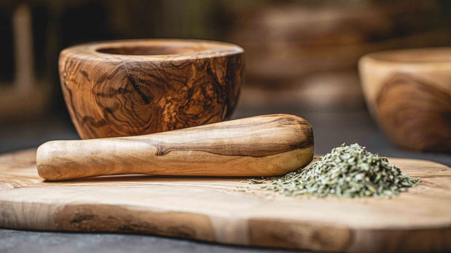 Jay Hill Vijzel Tunea - Olijfhout - ø 10 Cm 6 Jay Hill Vijzel Tunea - Olijfhout - ø 10 Cm - Afbeelding 6