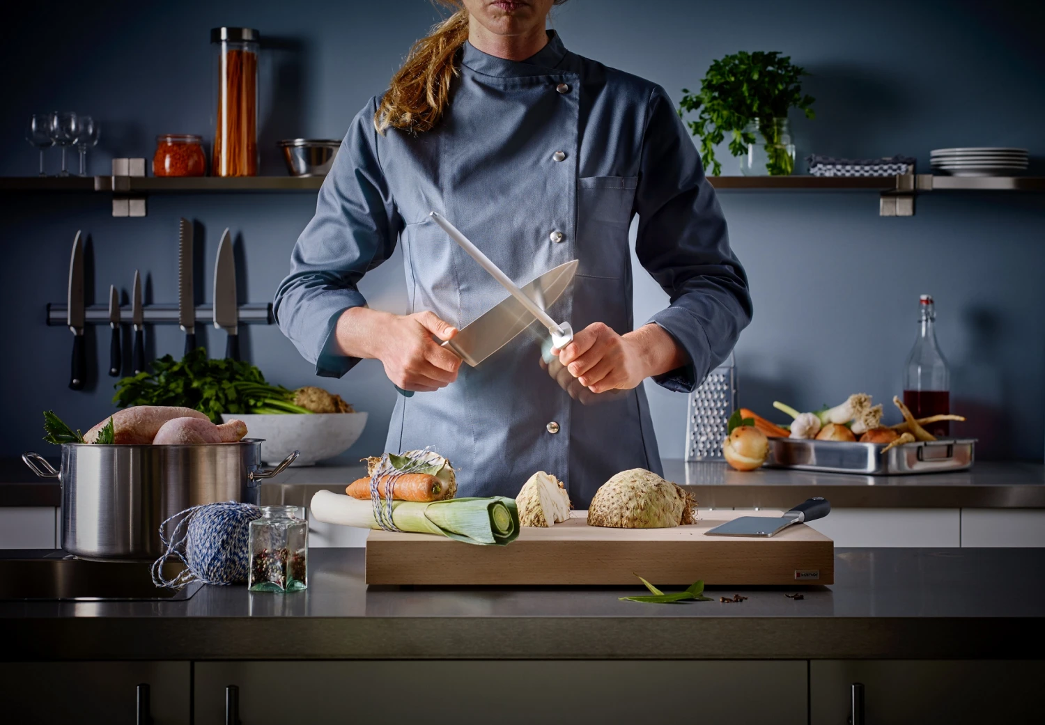 Wusthof Aanzetstaal Met Diamantlaag 23 Cm 2 Wusthof Aanzetstaal Met Diamantlaag 23 Cm - Afbeelding 2